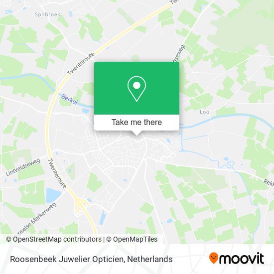 Roosenbeek Juwelier Opticien Karte