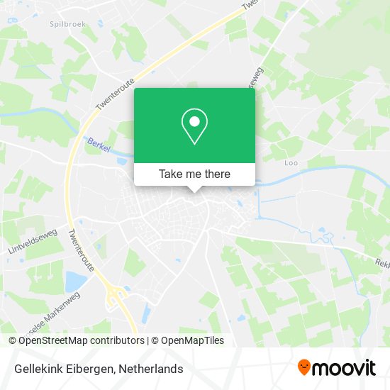 Gellekink Eibergen map