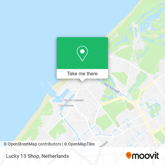 Lucky 13 Shop map