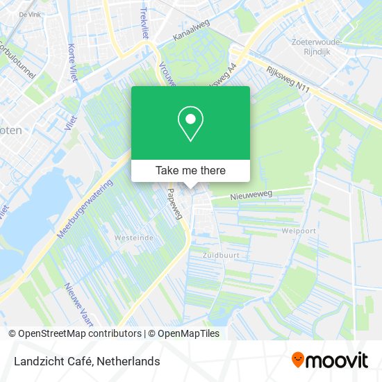 Landzicht Café map