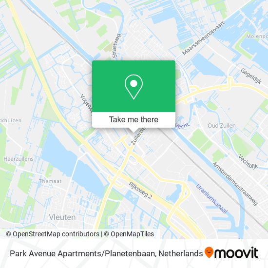 Park Avenue Apartments / Planetenbaan map