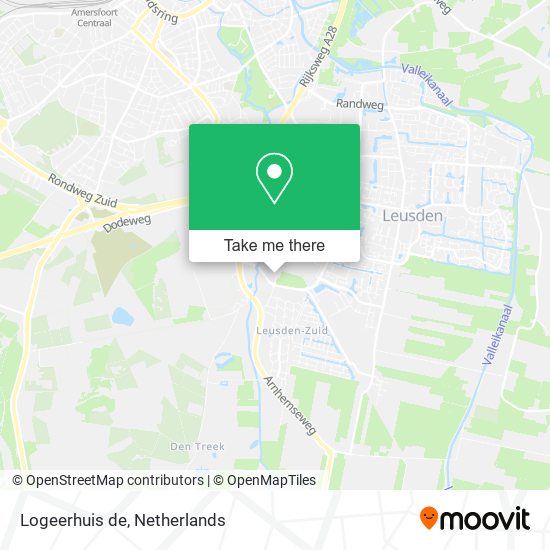 Logeerhuis de map