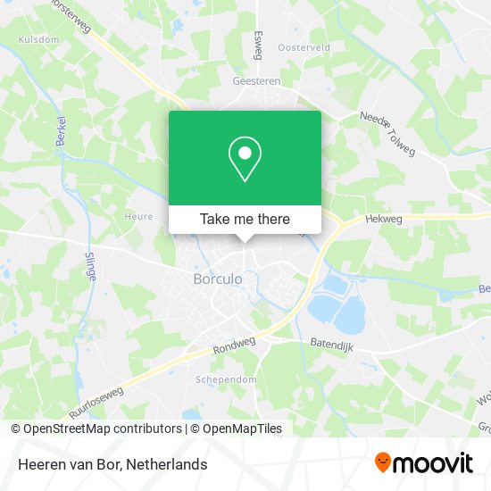 Heeren van Bor map