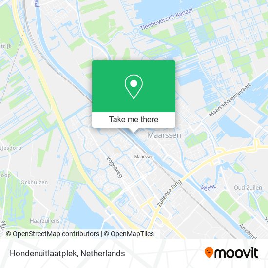 Hondenuitlaatplek map