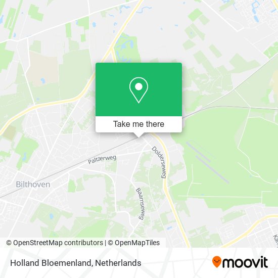 Holland Bloemenland map