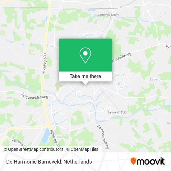 De Harmonie Barneveld map