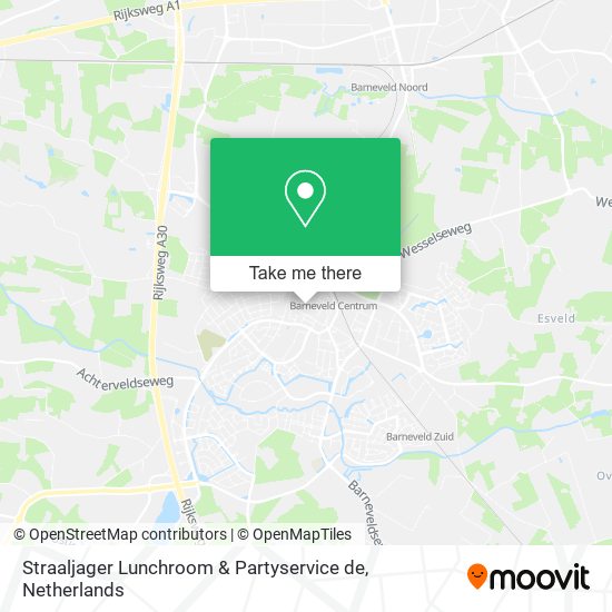 Straaljager Lunchroom & Partyservice de map