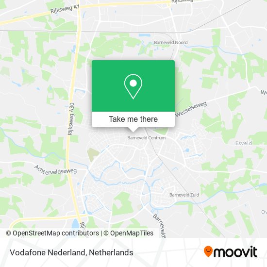 Vodafone Nederland map