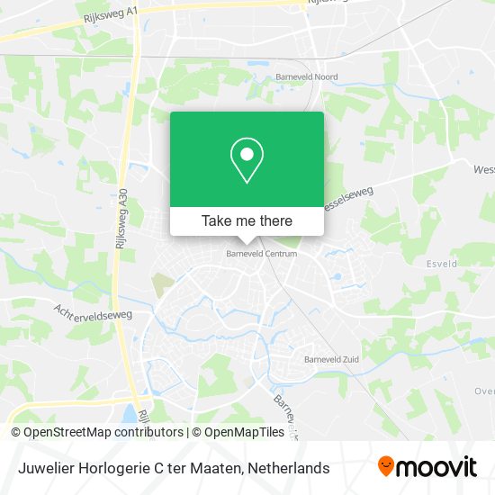 Juwelier Horlogerie C ter Maaten map