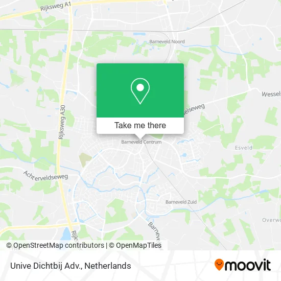 Unive Dichtbij Adv. map