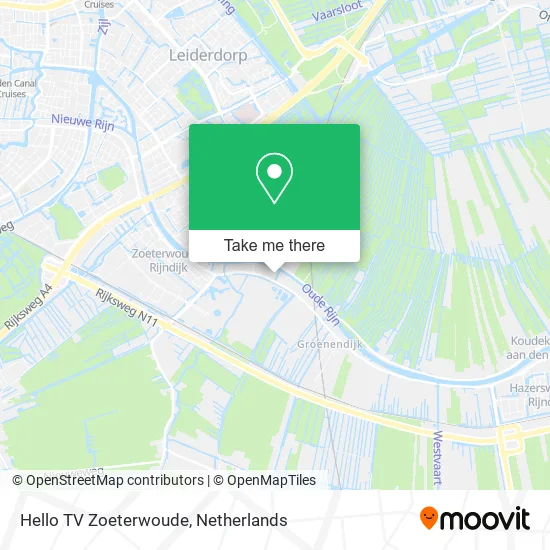 Hello TV Zoeterwoude map