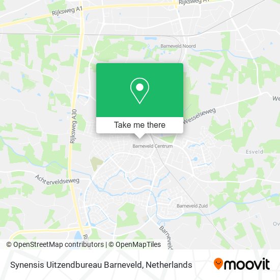 Synensis Uitzendbureau Barneveld map