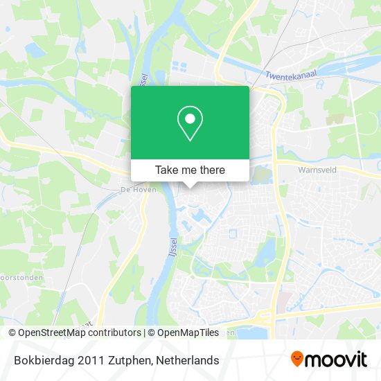 Bokbierdag 2011 Zutphen map