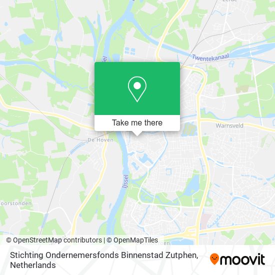 Stichting Ondernemersfonds Binnenstad Zutphen map