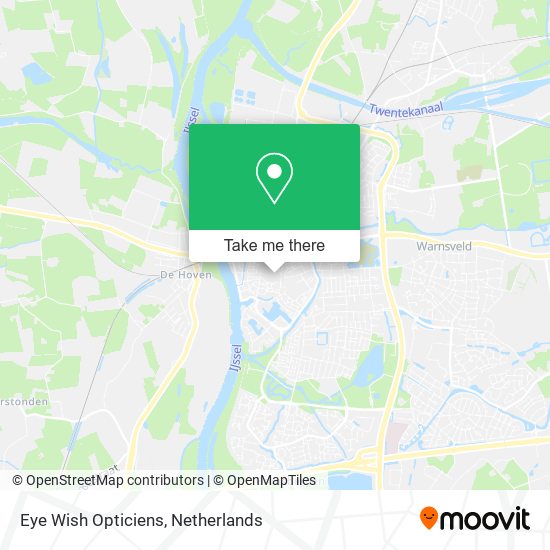 Eye Wish Opticiens map