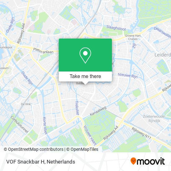 VOF Snackbar H map