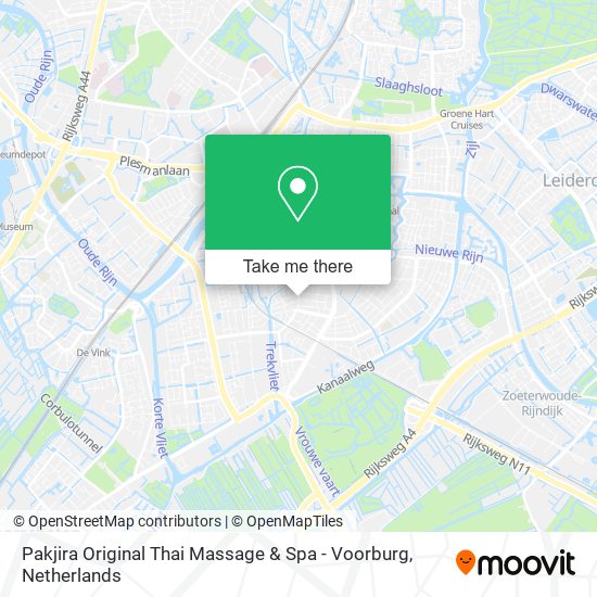 Pakjira Original Thai Massage & Spa - Voorburg map