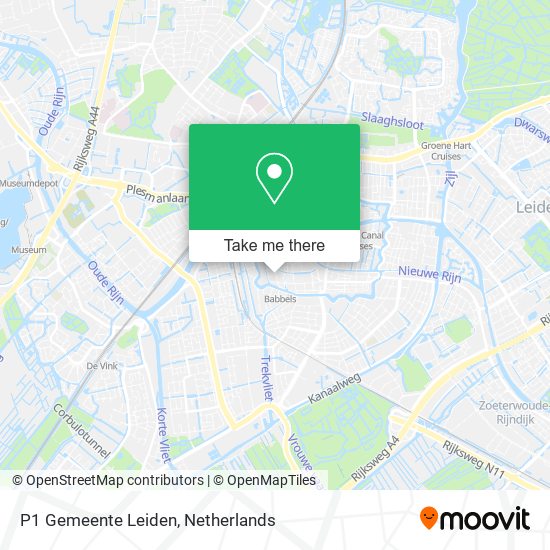 P1 Gemeente Leiden map