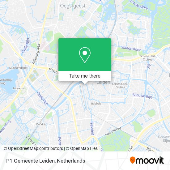 P1 Gemeente Leiden Karte