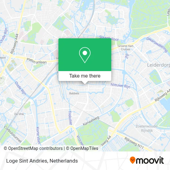 Loge Sint Andries map