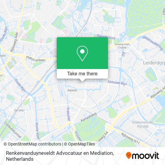 Renkenvanduyneveldt Advocatuur en Mediation map