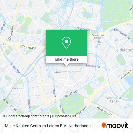 Miele Keuken Centrum Leiden B.V. map