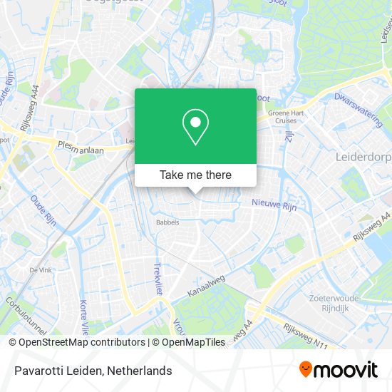 Pavarotti Leiden map