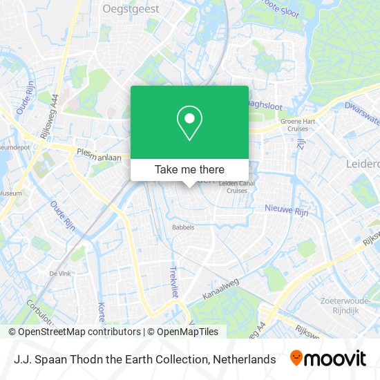 J.J. Spaan Thodn the Earth Collection map