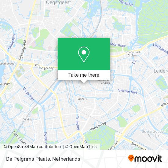 De Pelgrims Plaats map