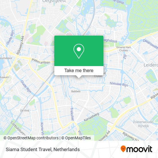 Siama Student Travel map