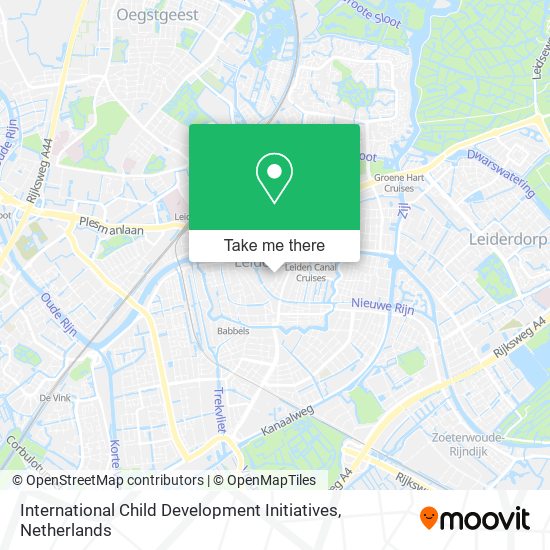 International Child Development Initiatives map