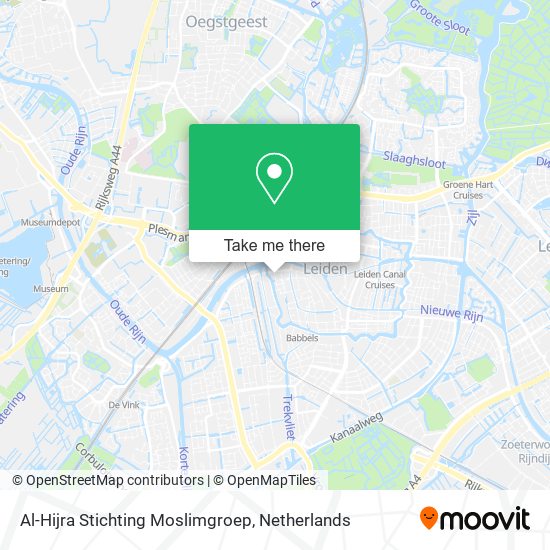 Al-Hijra Stichting Moslimgroep map