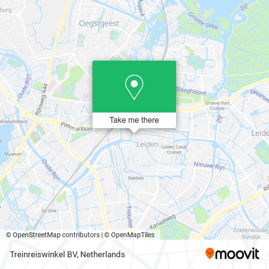 Treinreiswinkel BV map