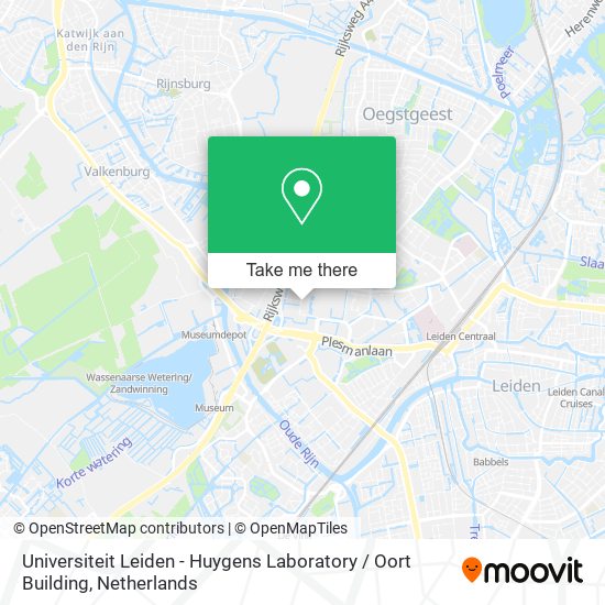 Universiteit Leiden - Huygens Laboratory / Oort Building Karte