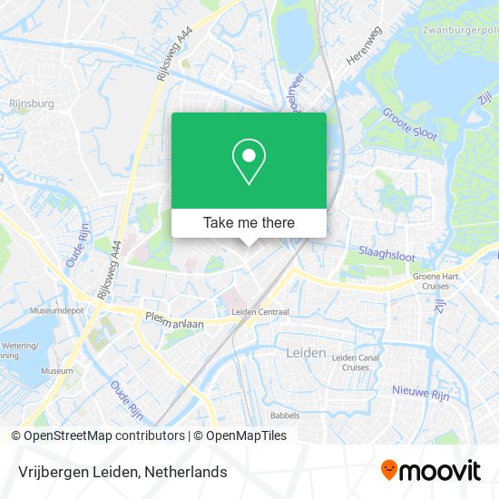 Vrijbergen Leiden Karte