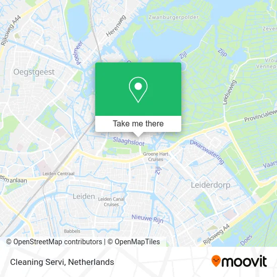 Cleaning Servi map