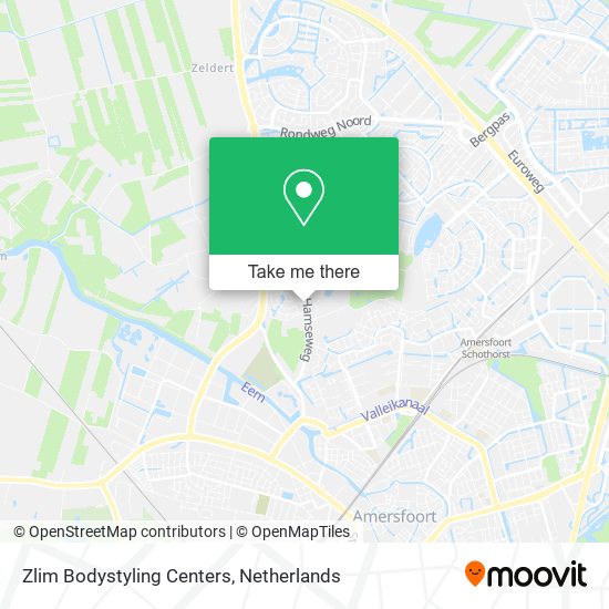 Zlim Bodystyling Centers map