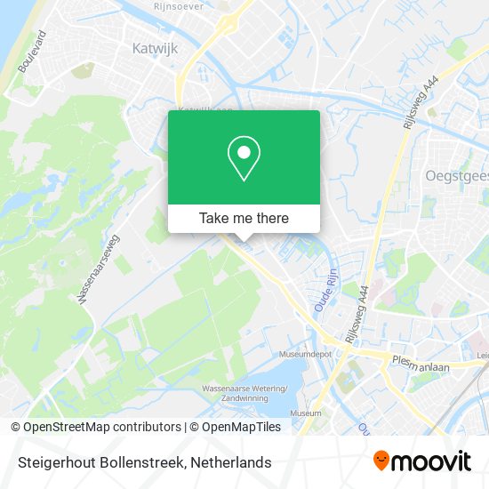Steigerhout Bollenstreek Karte