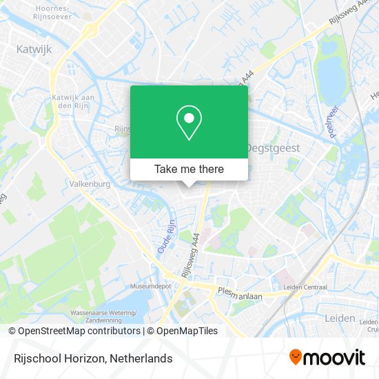 Rijschool Horizon map