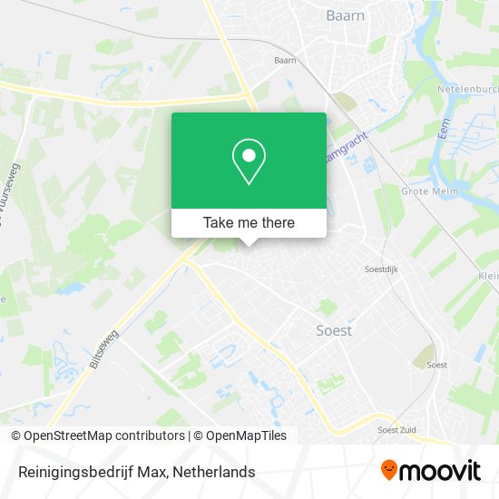 Reinigingsbedrijf Max map