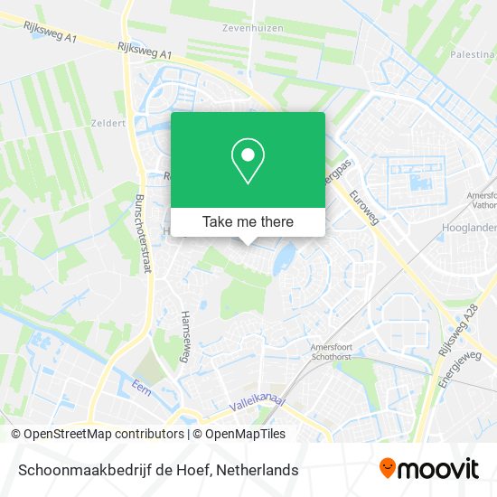 Schoonmaakbedrijf de Hoef Karte