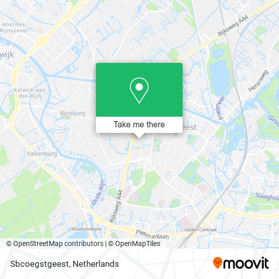 Sbcoegstgeest map