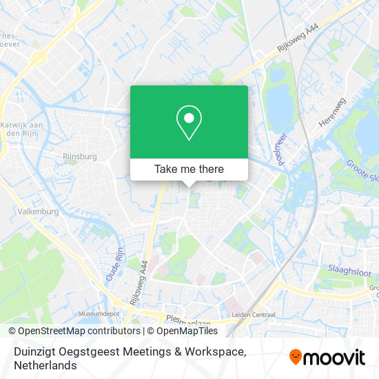 Duinzigt Oegstgeest Meetings & Workspace map