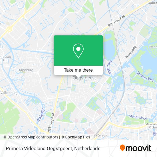 Primera Videoland Oegstgeest Karte