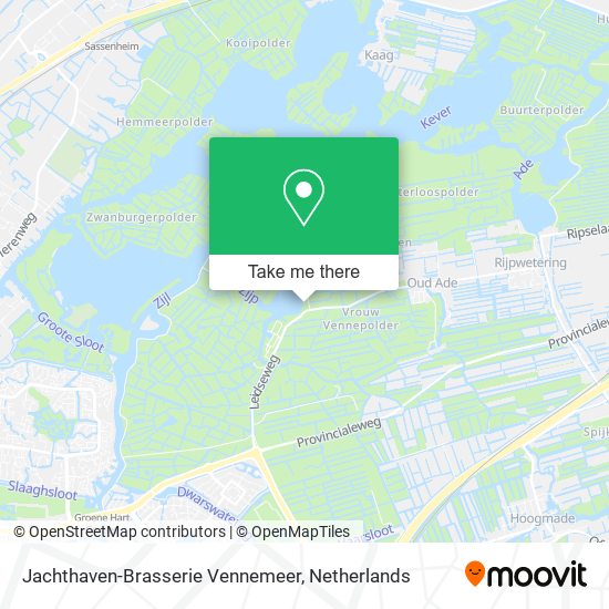 Jachthaven-Brasserie Vennemeer map