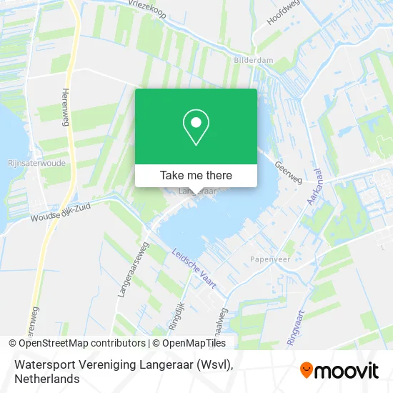 Watersport Vereniging Langeraar (Wsvl) map