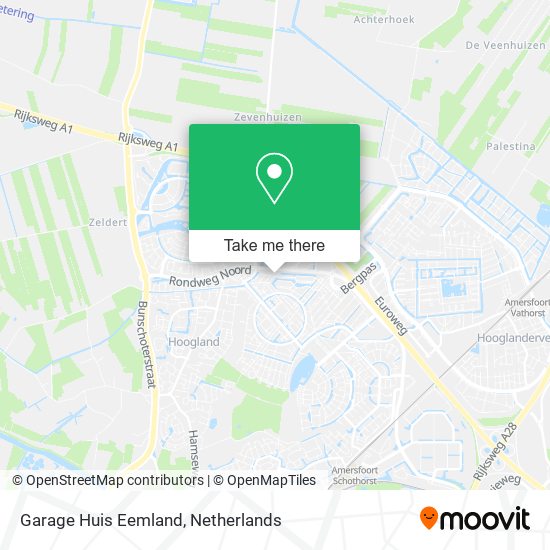 Garage Huis Eemland map