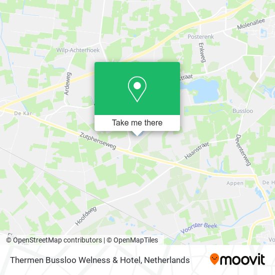 Thermen Bussloo Welness & Hotel map