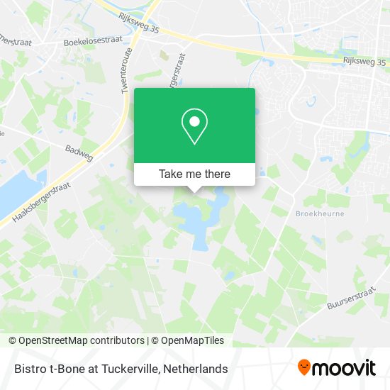 Bistro t-Bone at Tuckerville map