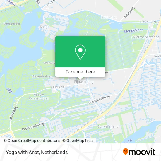 Yoga with Anat map
